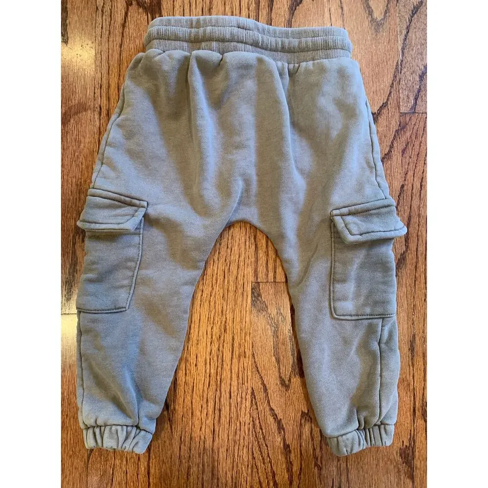 Olive + Scout Harlow Cotton Jogger Set | Light Brown | 18-24 months